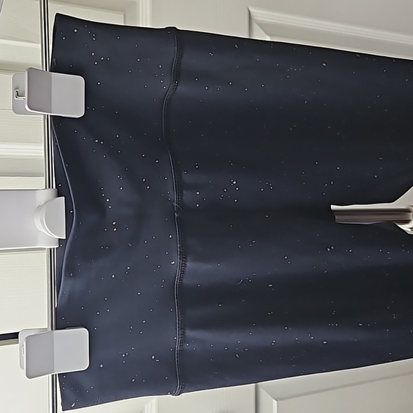 Women's Buff Bunny Black Copper Leggings Size Large Athletic Spandex Compression - Picture 2 of 7